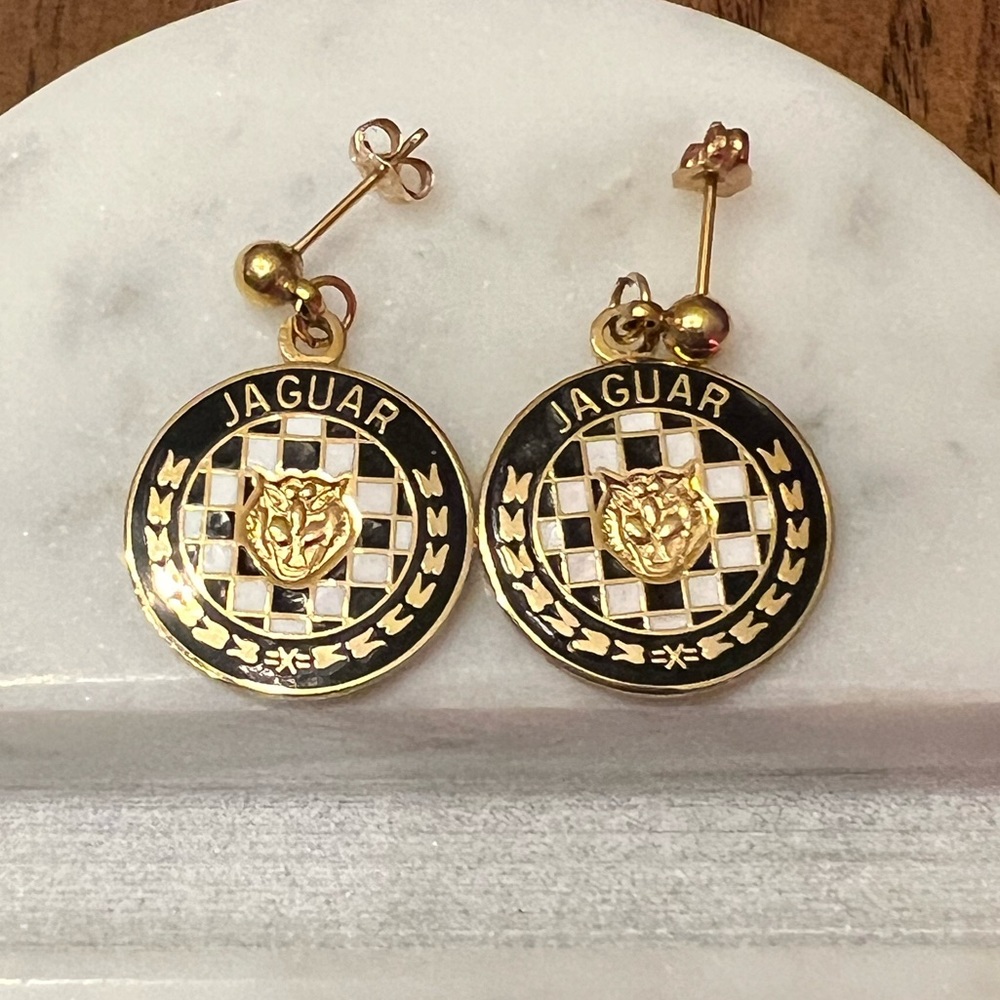 JACKSONVILLE JAGUARS EARRINGS BEAUTIFUL 🤩